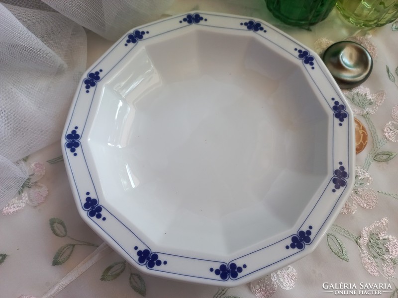 Rosenthal porcelán tányér kék minta, 1950