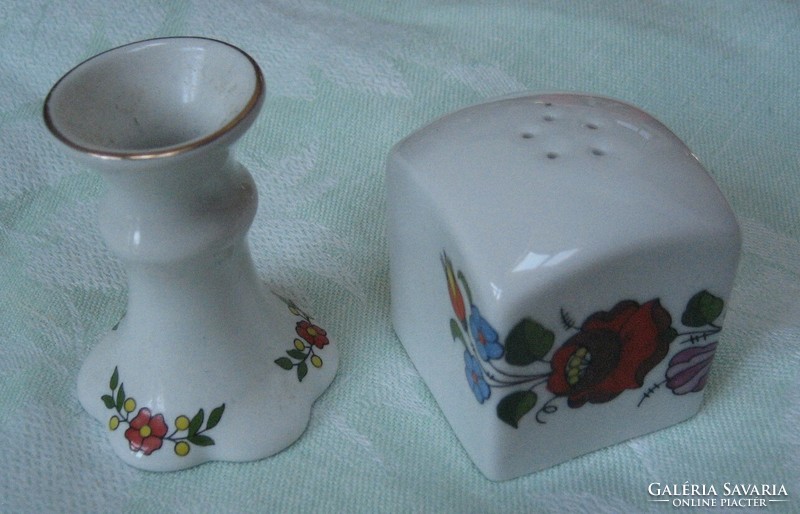 Kalocsa salt shaker and candle holder