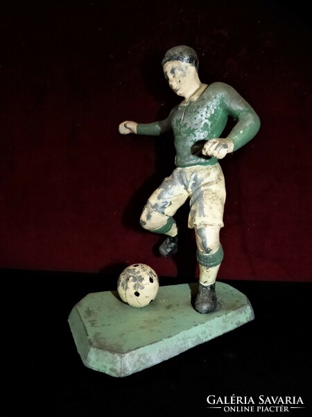 3 db. szobor / Futball, teke, Olympia-1936.