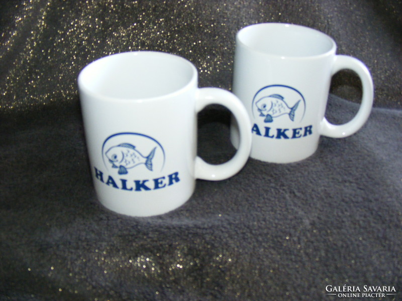 Halker mug, glass new, advertising item