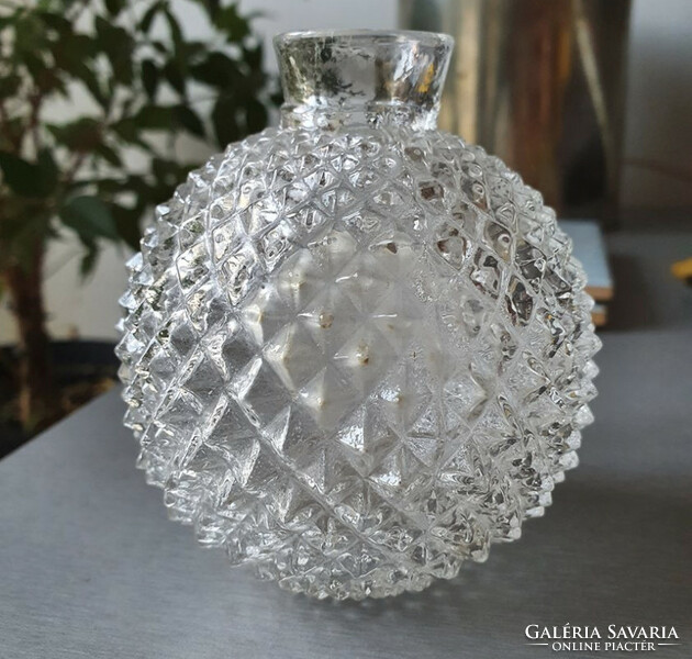 Old perfumed glass sphere with a knob, Óbuda v posta too