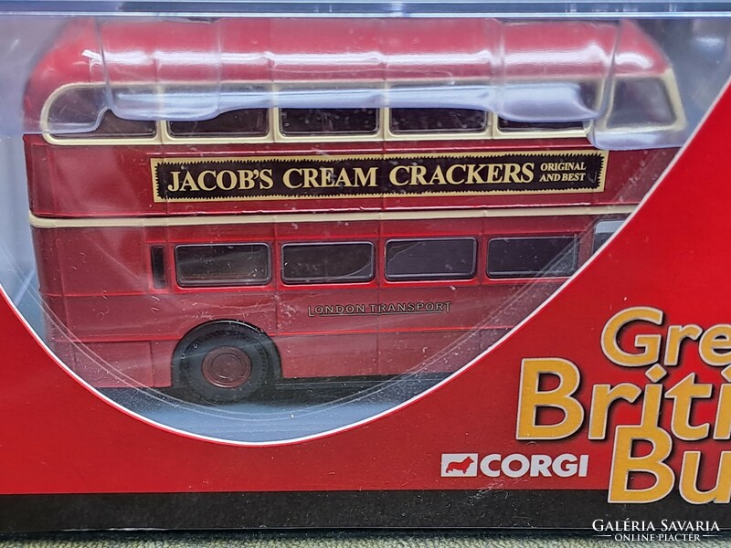 Corgi metal matchbox red British double-decker bus