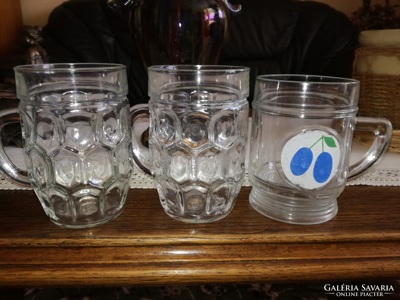 3 Ovis glasses with ears