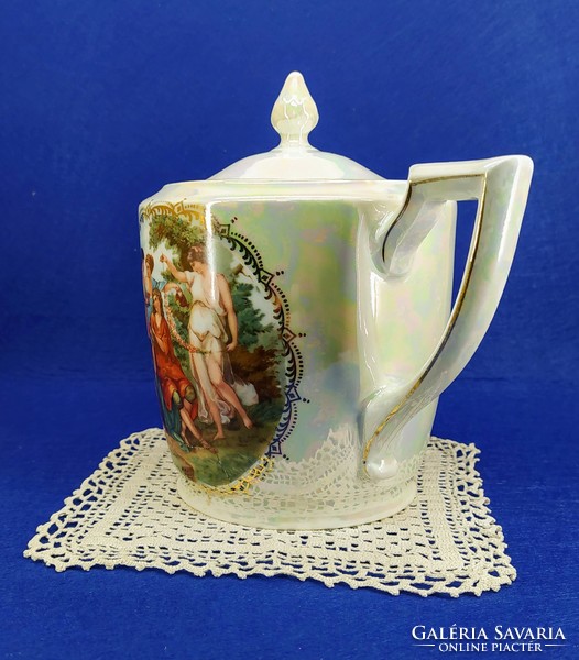 Czechoslovakian porcelain teapot marked Union t