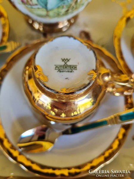Beautiful antique mitterteich tea set