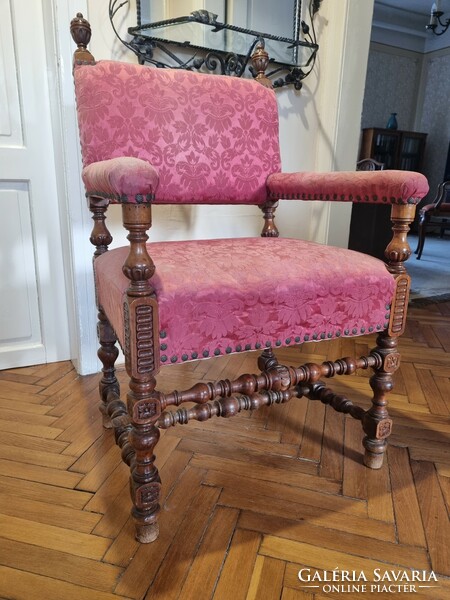 Baroque armchair chair armchair throne