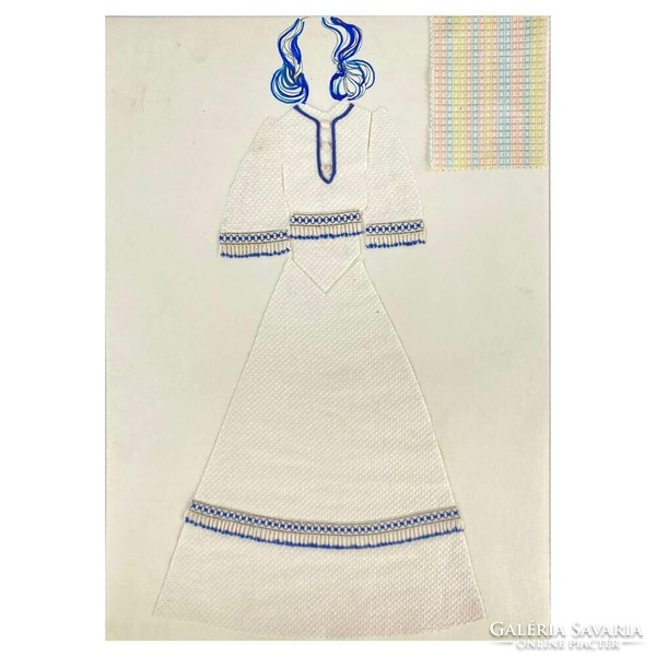 Fashion/clothing design from the 70s - white inspiration - Deákfalvi corner