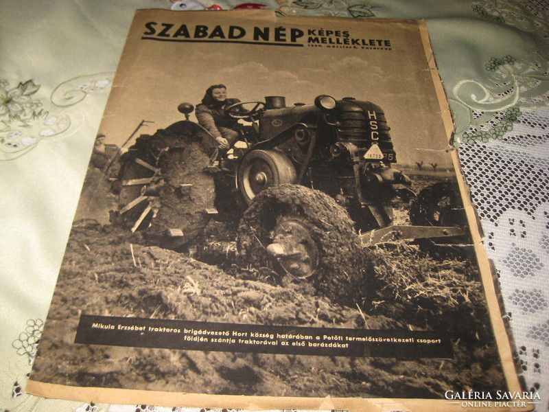 SZABAD NÉP  1950  márc . 5 .  négy oldalas melléklet