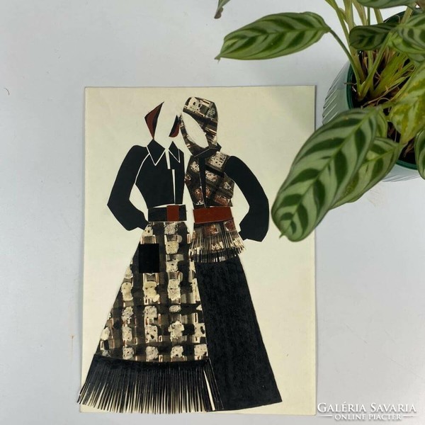 Fashion/clothing design from the 70s (fringed skirt) - Deákfalvi's corner