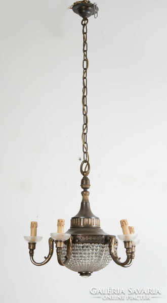 Old bourgeois bronze dining room chandelier