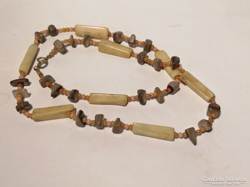 Bone and Mother of Pearl Necklace (910)