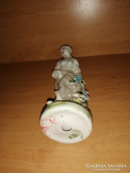 Vintage apulum lucur manual porcelain lady 20 cm high (po-1)