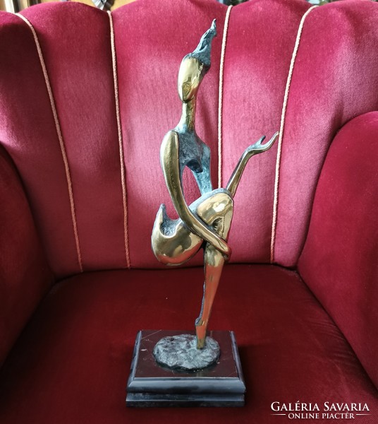 Interesting abstract - bronze sculpture