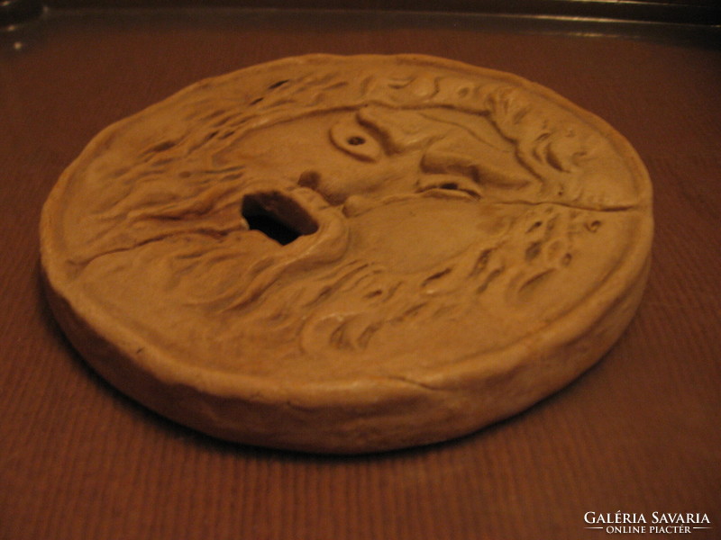 Bocca delle verita Roman souvenir ceramic plaque