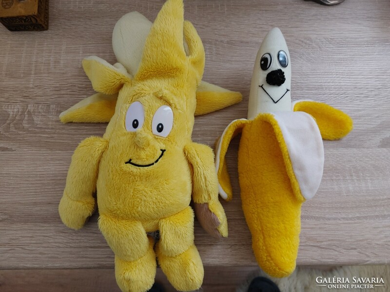 Banán     plüssök párban
