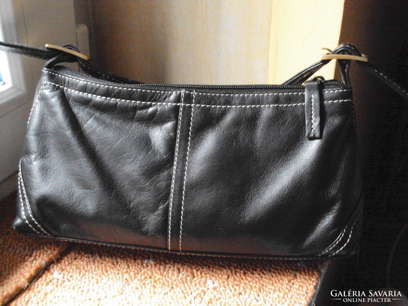 Genuine leather butter soft bag 30x15x4 cm