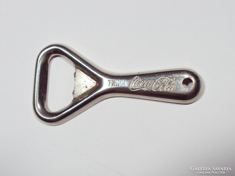 Retro metal beer opener trink coca cola brand from the 1970s, made in Germany