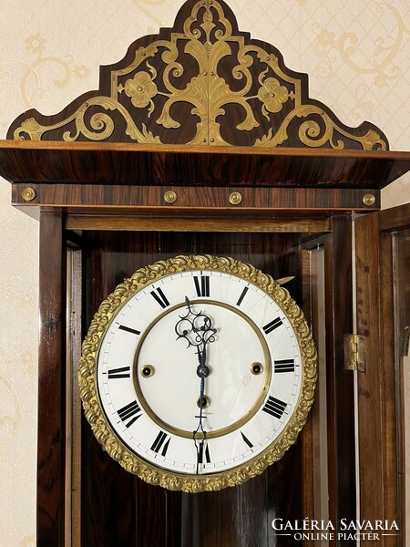 Restored antique 3 heavy wall clock