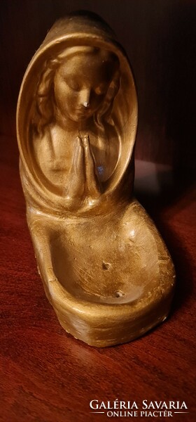 Gypsum statue of the Virgin Mary