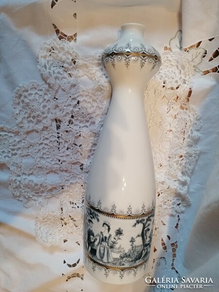 Wallendorf collector's, precious porcelain vase 39 cm.