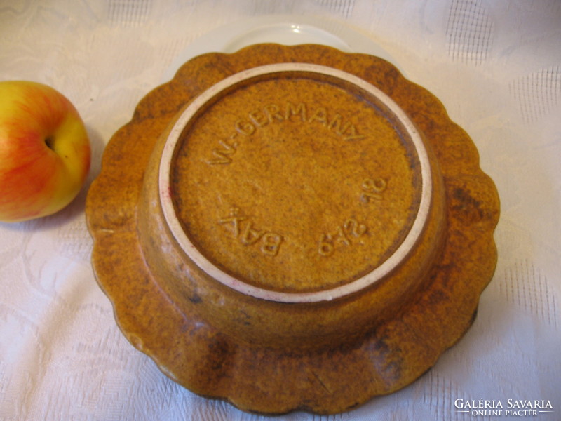 Gyűjtői retro Bay Keramik tál 672 18 aztec Bodo Mans?