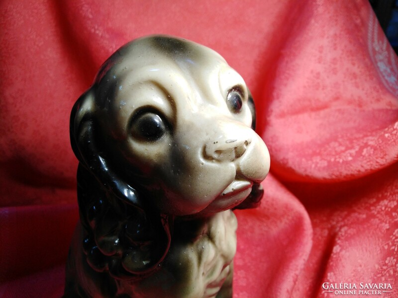 Charming dog statue, nipp