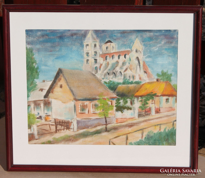 Hungarian painter: the church in Zsámbék