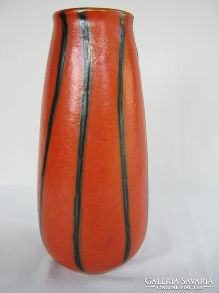 Tófej ceramic retro vase 20 cm