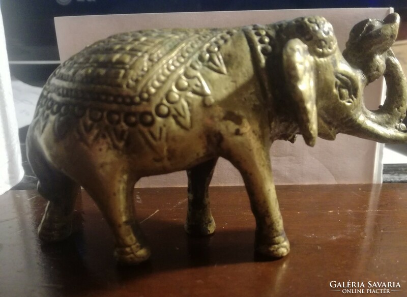 Antique Buddhist elephant statue from India
