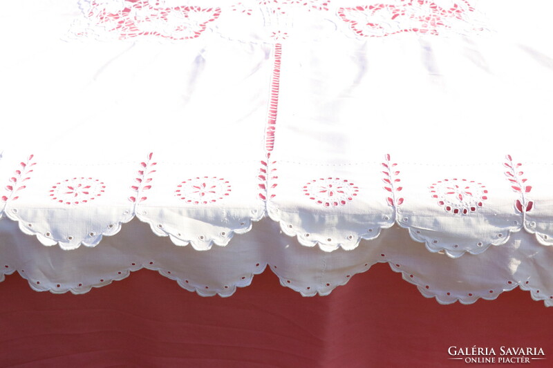 Antique, old tablecloth