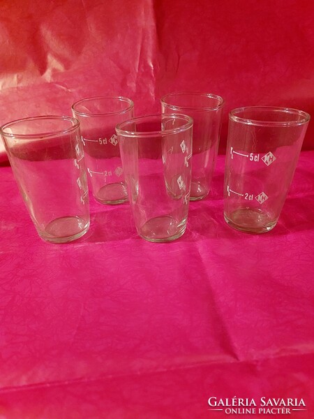 Measuring glass cups 5 pcs