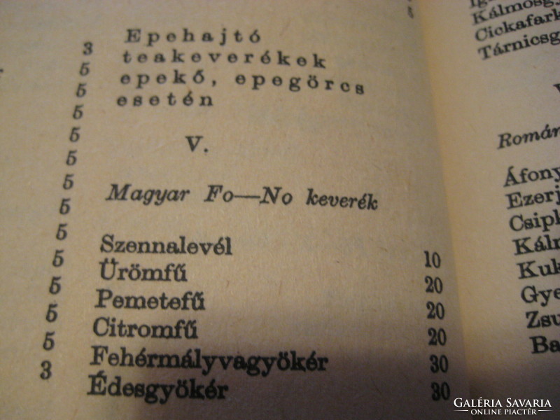 Herbs written by Rátóti - Romvár. Description and presentation of herbs and medicinal teas