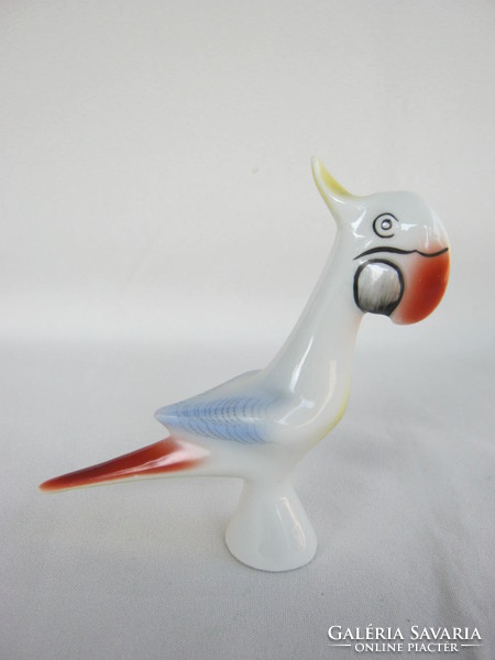 Ravenclaw porcelain art deco parrot