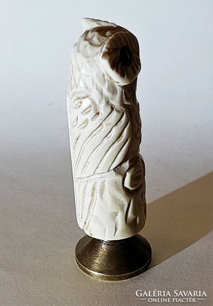 Antique carved owl 