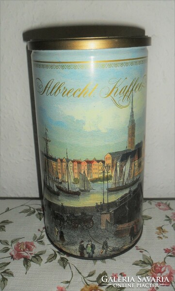 Washed clean! Nice condition, retro albrecht kaffee plé coffee box. 18 X 10 cm.