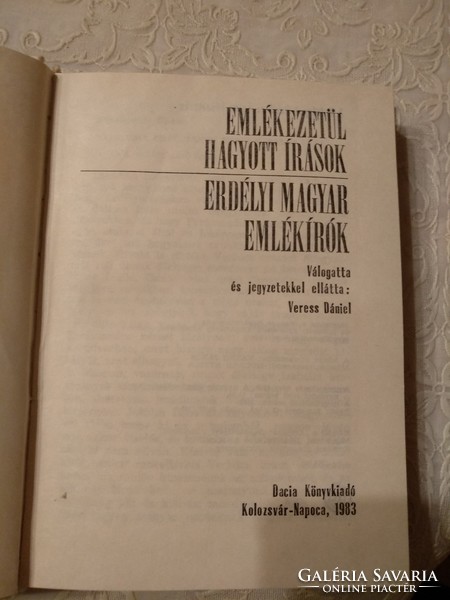 Memorable writings: Transylvanian Hungarian memoirists, recommend!