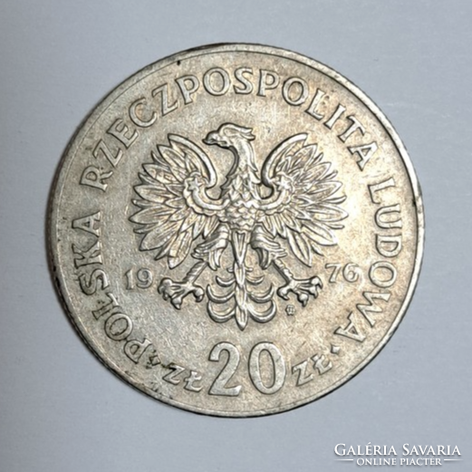 1976.  Lengyelország 20 Zloty, (235)