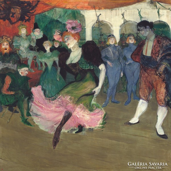 Toulouse Lautrec - Marcelle Lender bolerót táncol - reprint