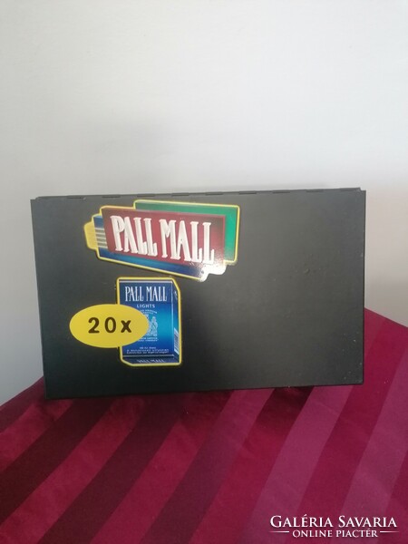 Retro Pall Mall fém cigarttatartó doboz