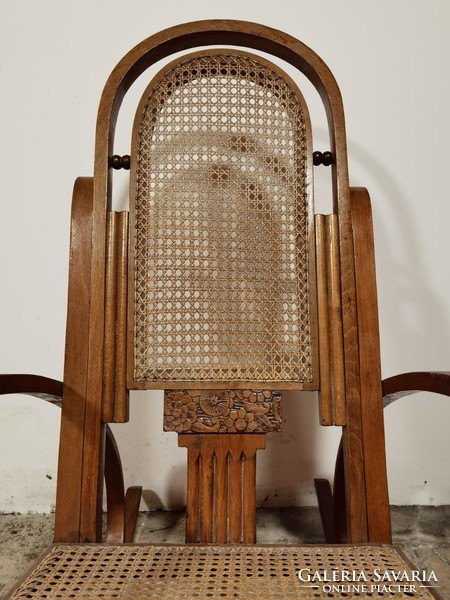 Vienna Art Nouveau thonett rocking chair