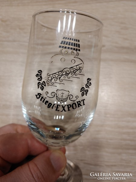 6 Stiegl export beer glass set beer glasses
