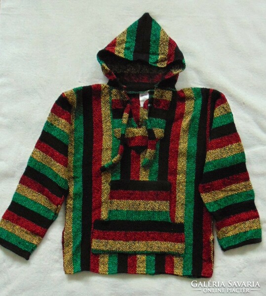 Mexikói szőttes pulóver