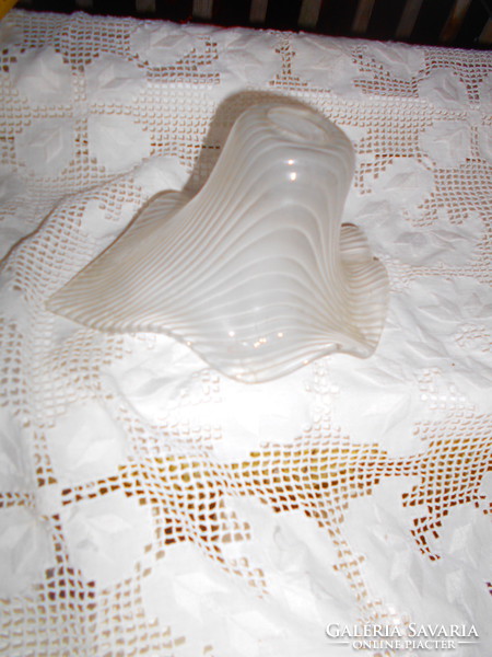 Szecessziós stíl cala alak üveg lámpa búra-maratott üveg