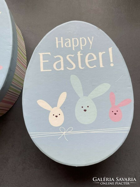 Easter egg-shaped bunny boxes