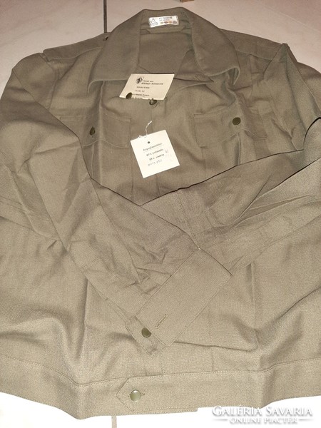 Hungarian officer's shirt blouse from the 80s, new in its own bag