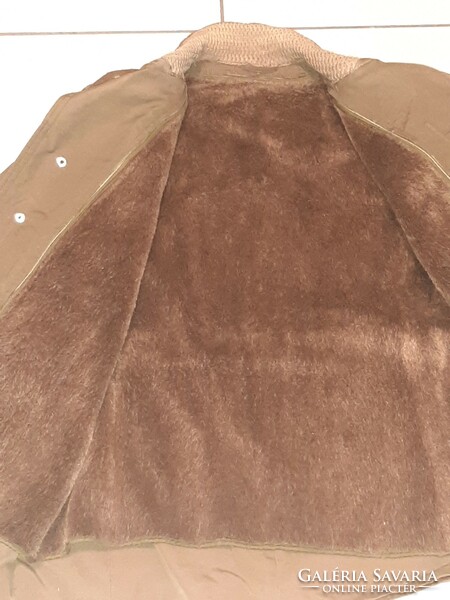 Tiszti Katonai  téliesített bélelt kabát a 80 as évekből