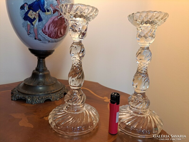 Pair of handmade Rococo candle holders