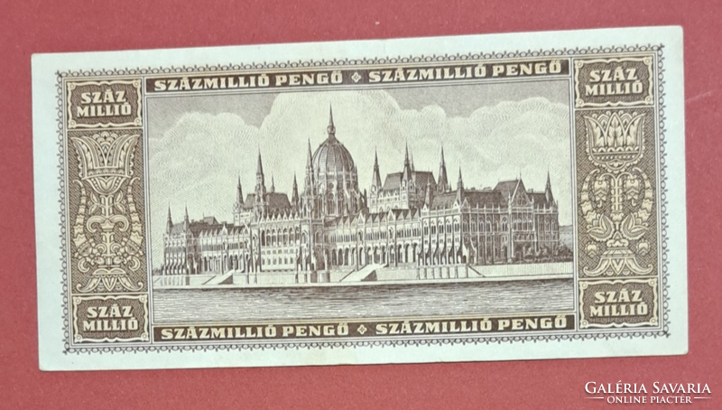One hundred million pengős from 1946, unfolded (53)