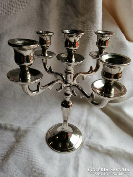 5 Branched metal candle holder