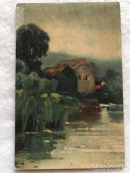 Antique postcard - 1917 -3.